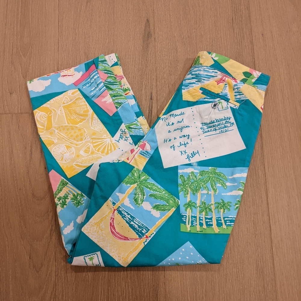 Vintage Lily Pulitzer tropical pants